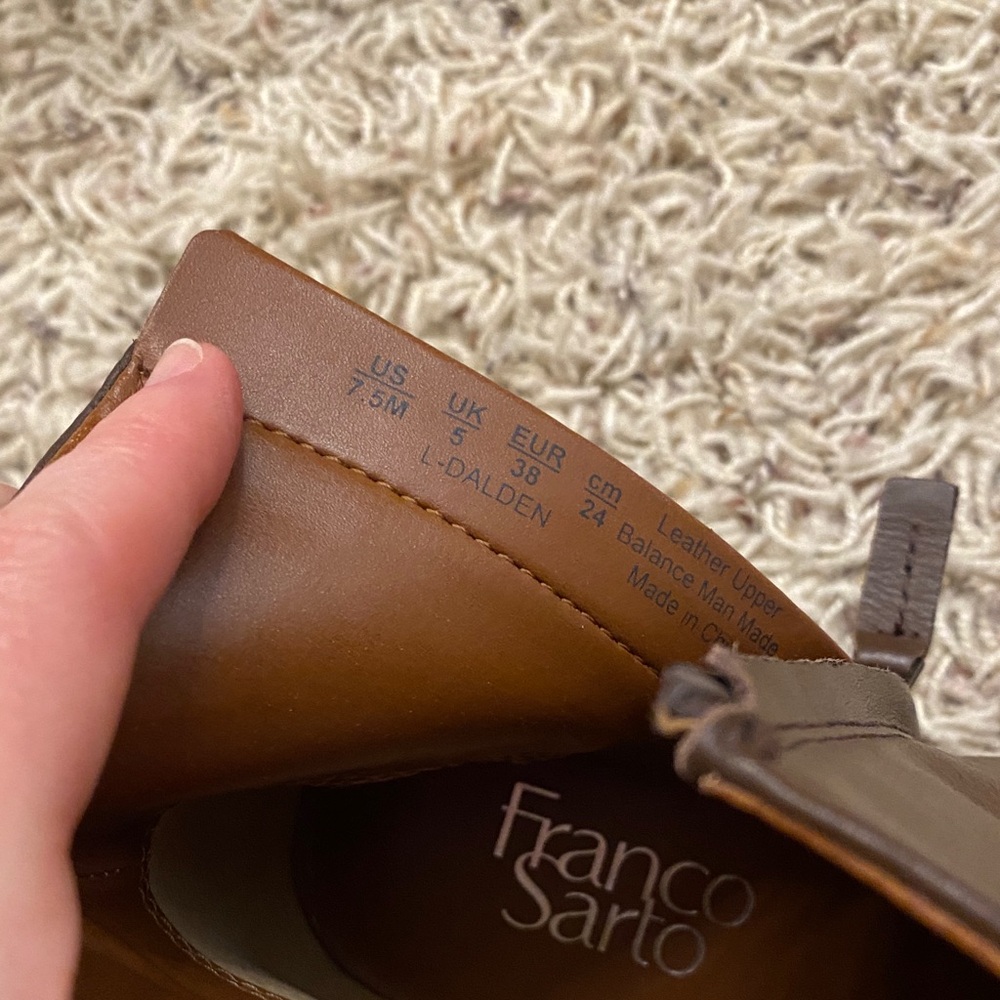 Franco Sarto Dalden Bootie in umber women’s size 7.5 - Picture 6 of 6